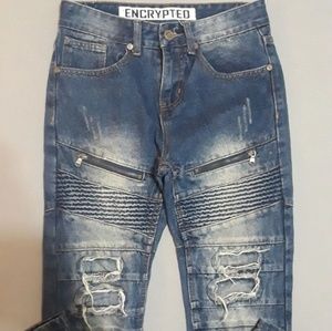 encrypted skinny jeans